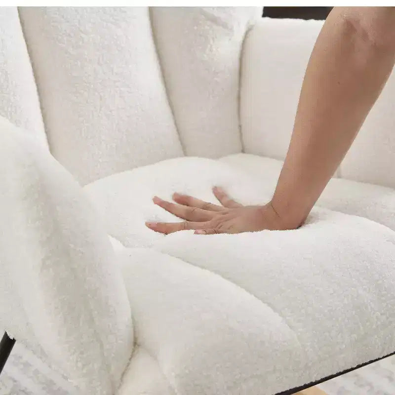 Fauteuil à bascule moderne avec dossier haut