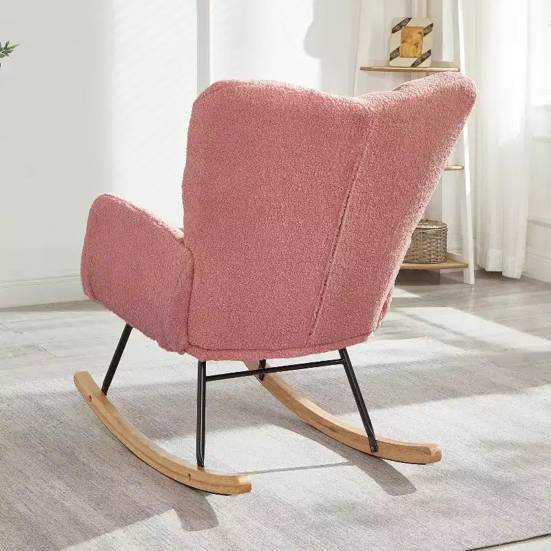 Fauteuil à bascule moderne avec dossier haut