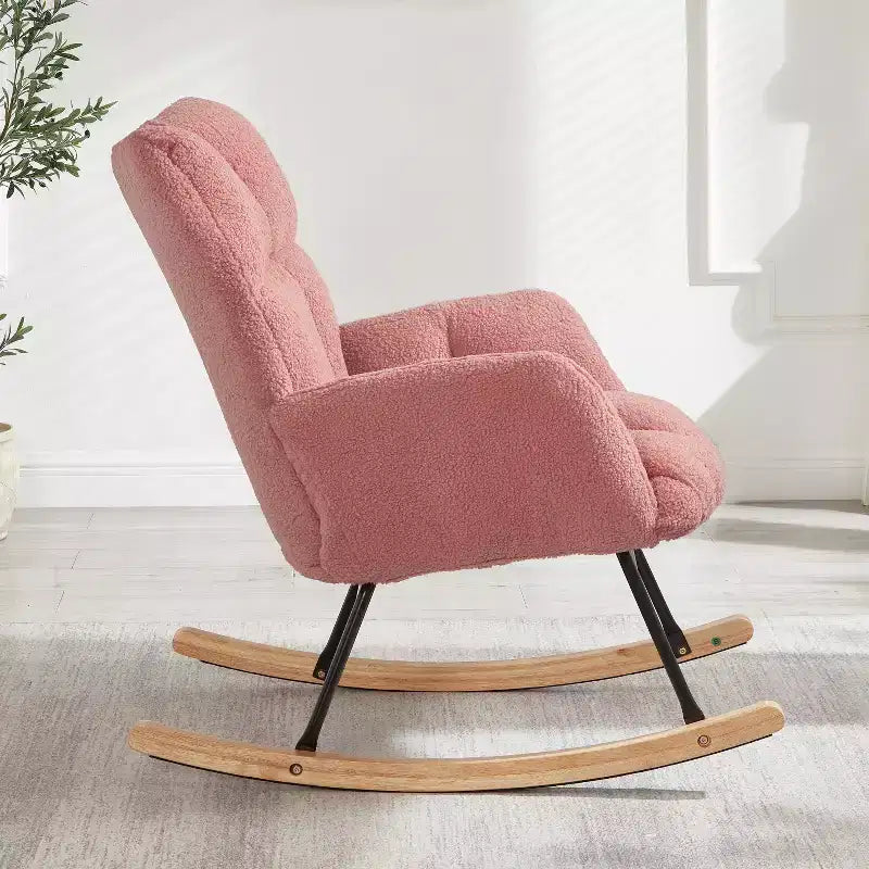 Fauteuil à bascule moderne avec dossier haut