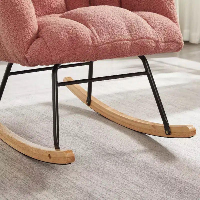Fauteuil à bascule moderne avec dossier haut