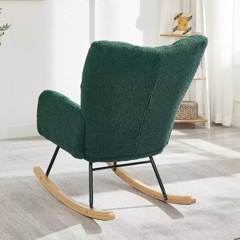Fauteuil à bascule moderne avec dossier haut