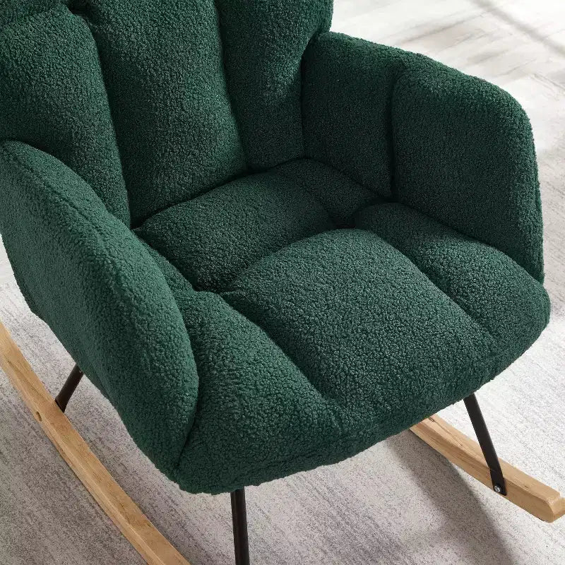 Fauteuil à bascule moderne avec dossier haut