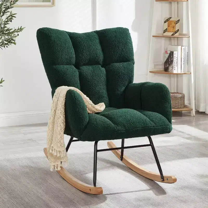Fauteuil à bascule moderne avec dossier haut
