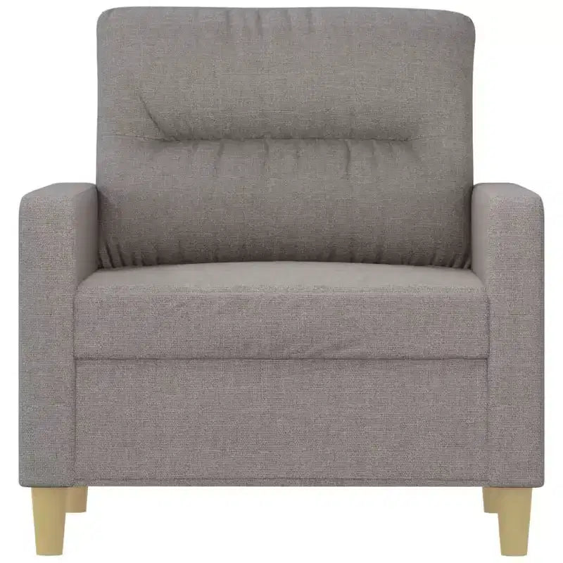 Fauteuil canapé gris clair – Tissu respirant, Cadre robuste et Design moderne