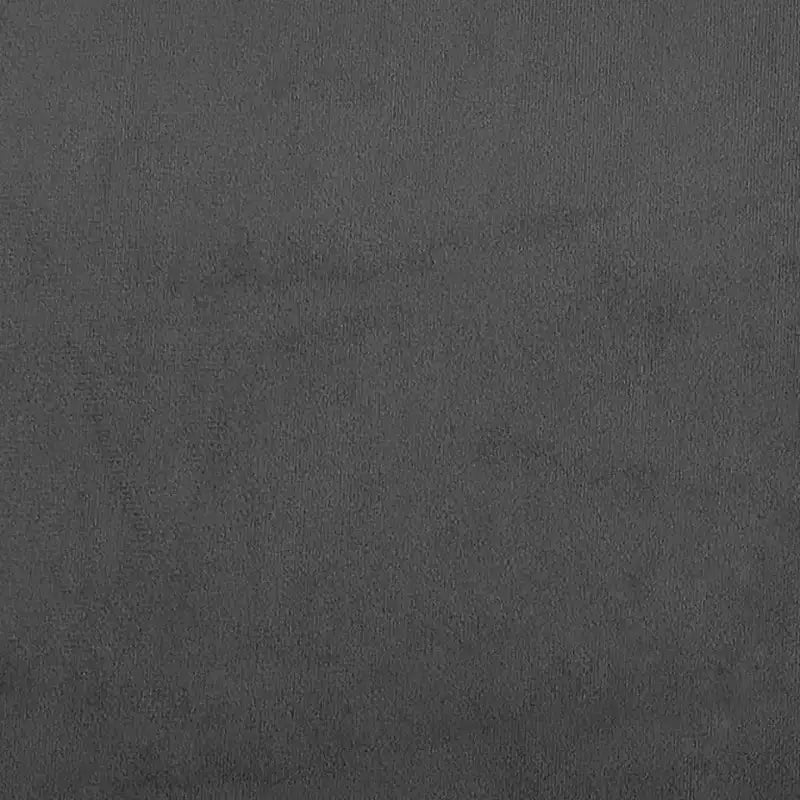 Canapé-lit 2 places en velours gris foncé - Causeuse rembourrée pour salon/sous-sol/chambre d'étudiant
